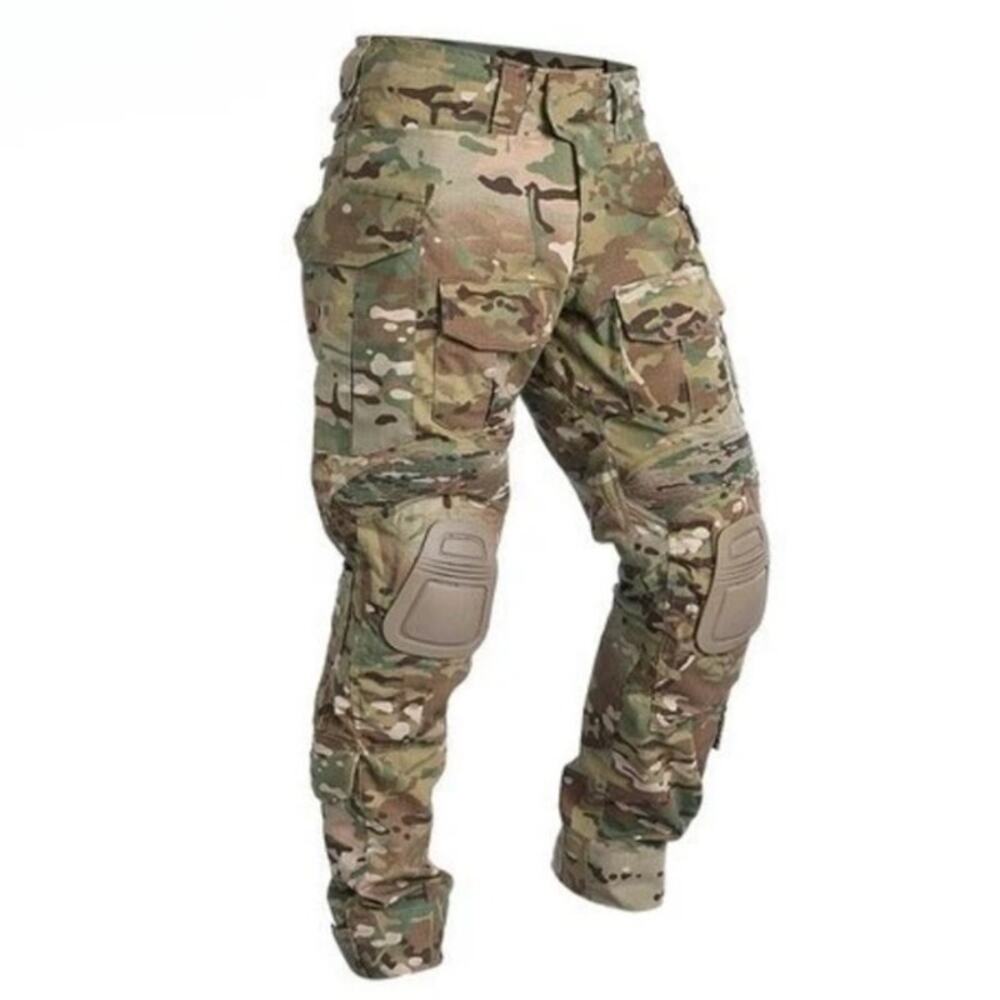 Camouflage OCP Combat Pants with Protective Knee Pads‎ Outdoors Size XXL-Regular